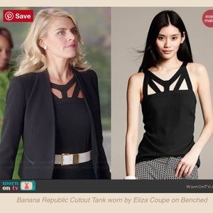 BR black cutout top - size 2